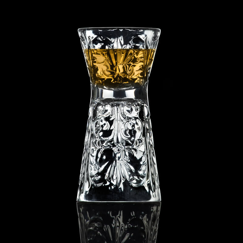 Doppelbarmaß / Jigger Tattoo, RCR, Kristallglas - 30/60ml (1 Stk.) Doppelbarmaß / Jigger Tattoo, RCR, Kristallglas - 30/60ml (1 Stk.)