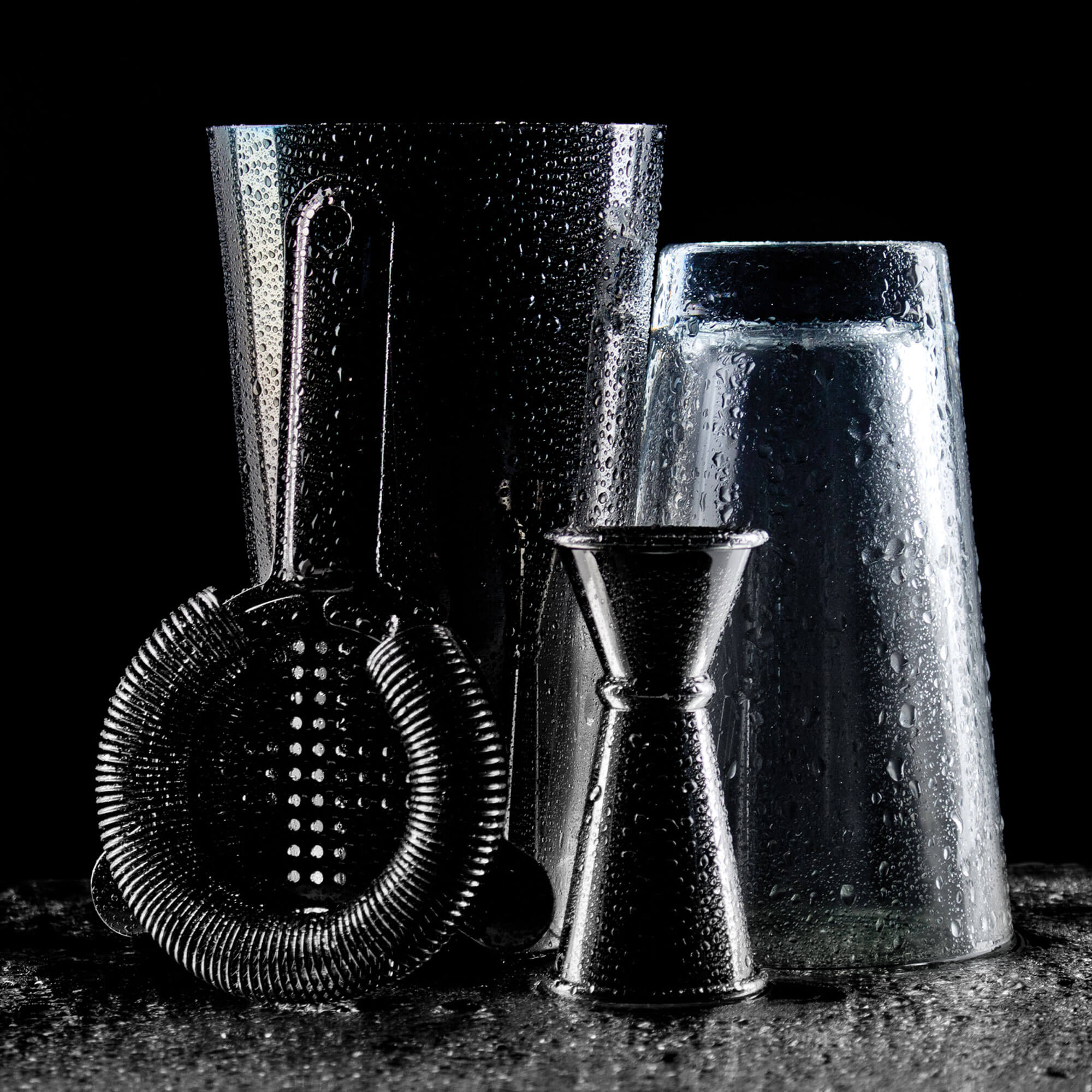 Cocktail Set Selection - Boston Black